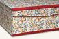 Preview: Schachtel Florentinerpapier, rot, gold